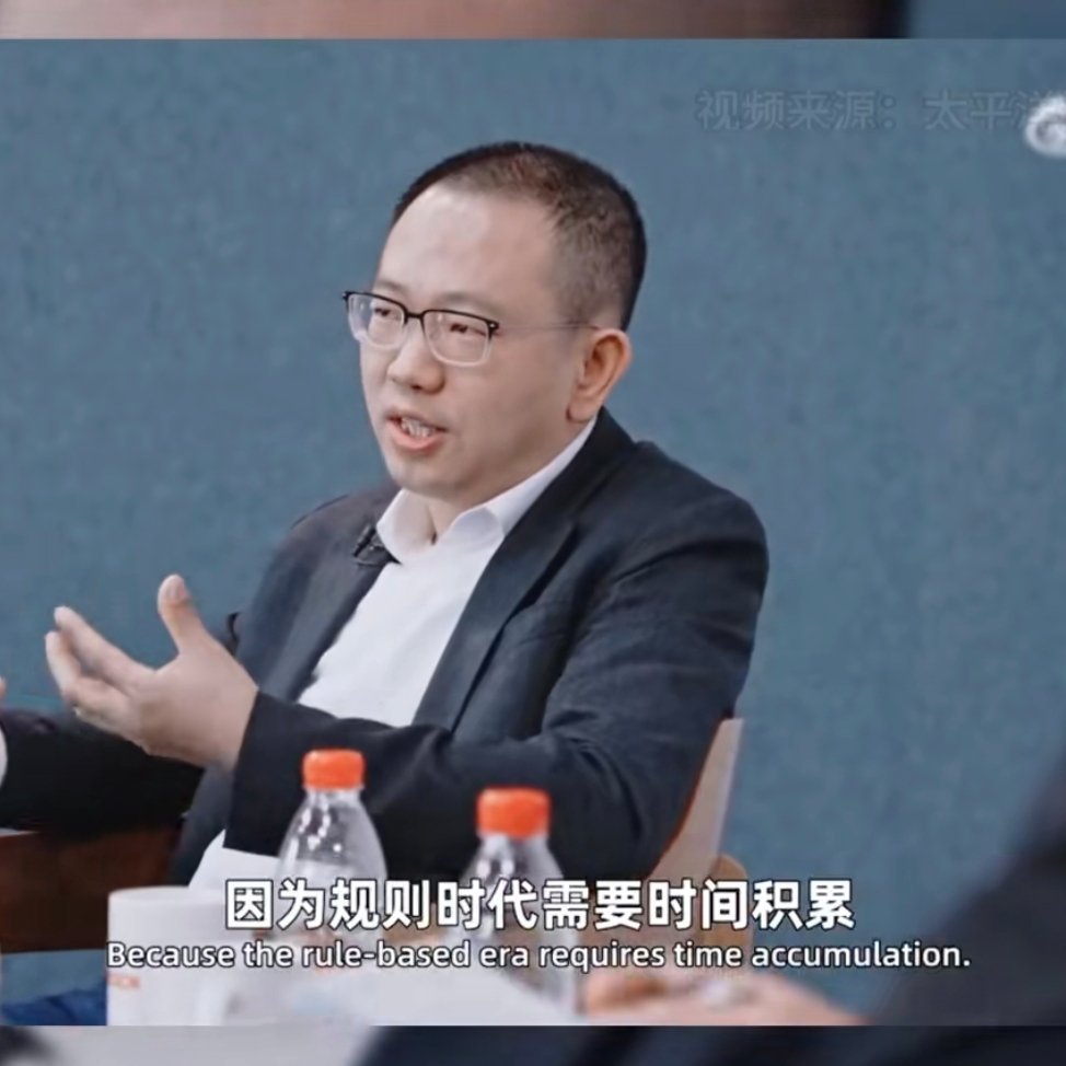 AI大模型把几百亿基于规则的研发快拉平了，科技发展也要顺势而为。 ​​​