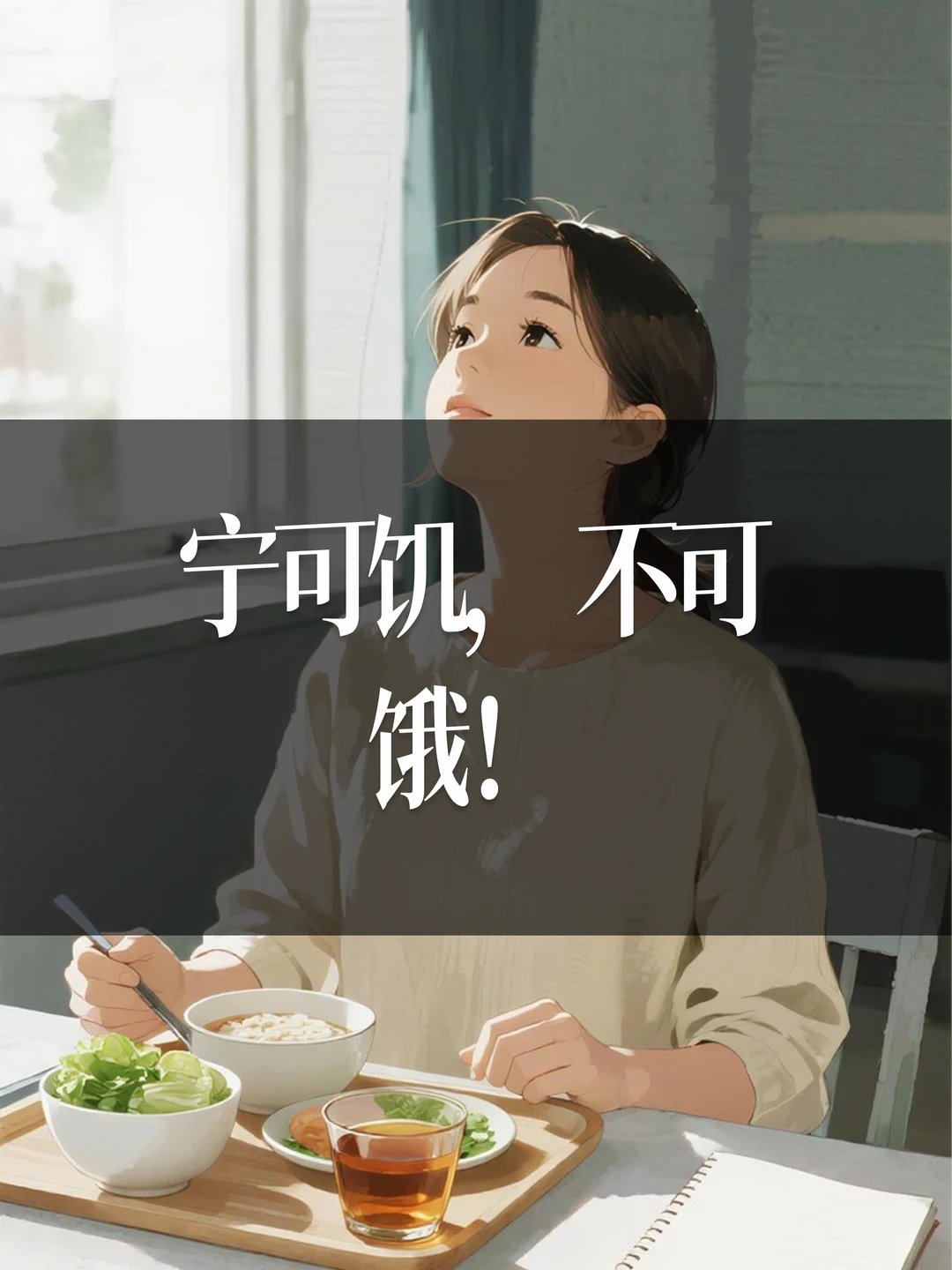 宁可饥，不可饿
