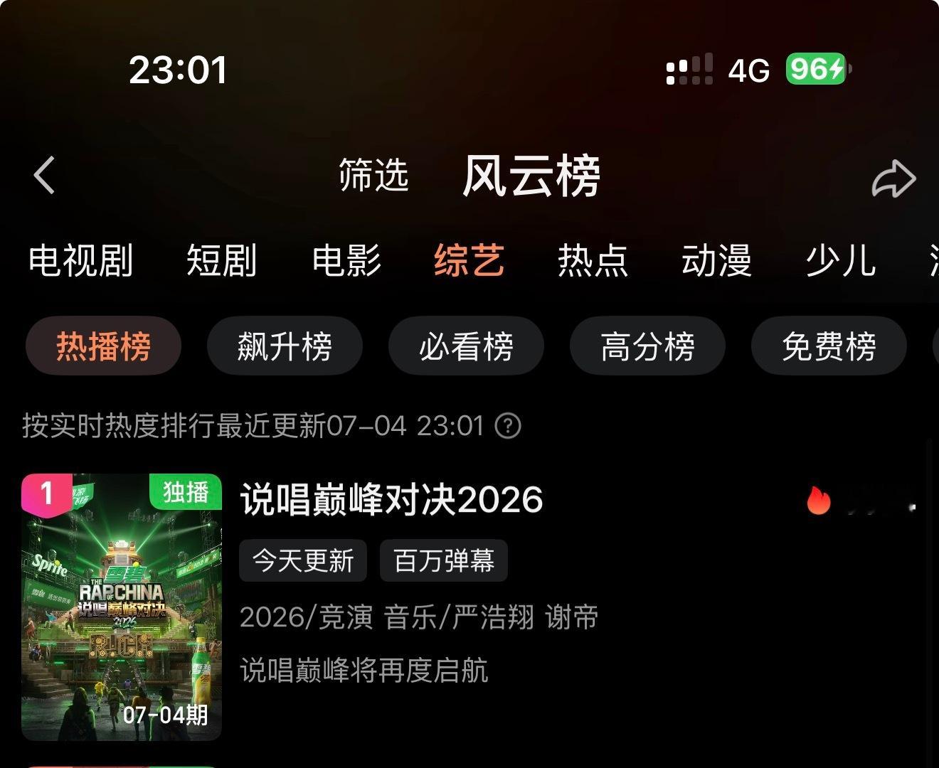 破8000了！🔥严浩翔说唱巅峰对决2026