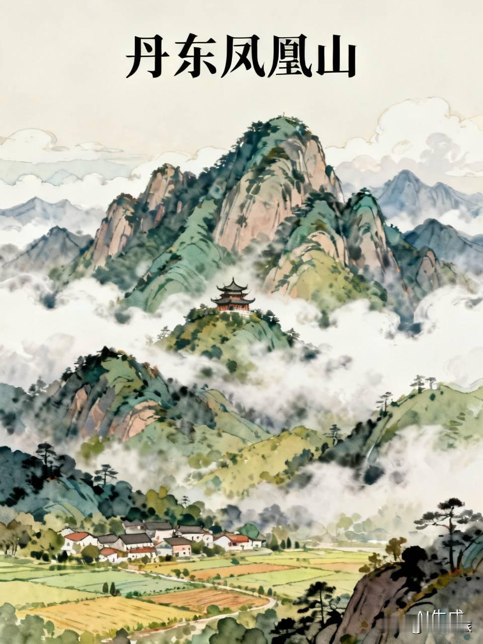 春末夏初去丹东凤凰山，那简直是藏在辽东山里的惊喜。刚进山门，满眼翠绿，山涧流水叮