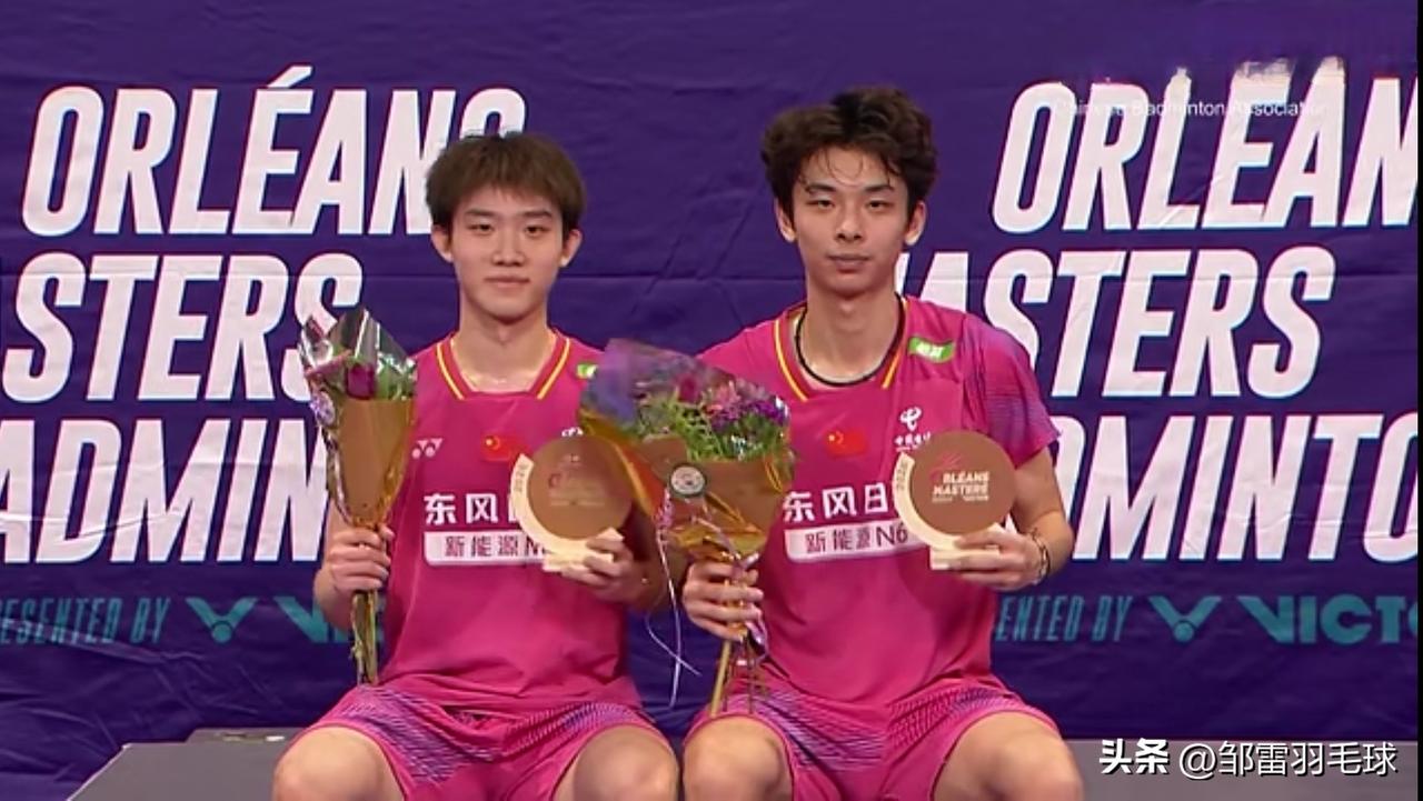 恭喜！🎉 国羽00后男双小将胡珂源/林祥毅强势夺冠！

刚刚国羽男双胡珂源/林