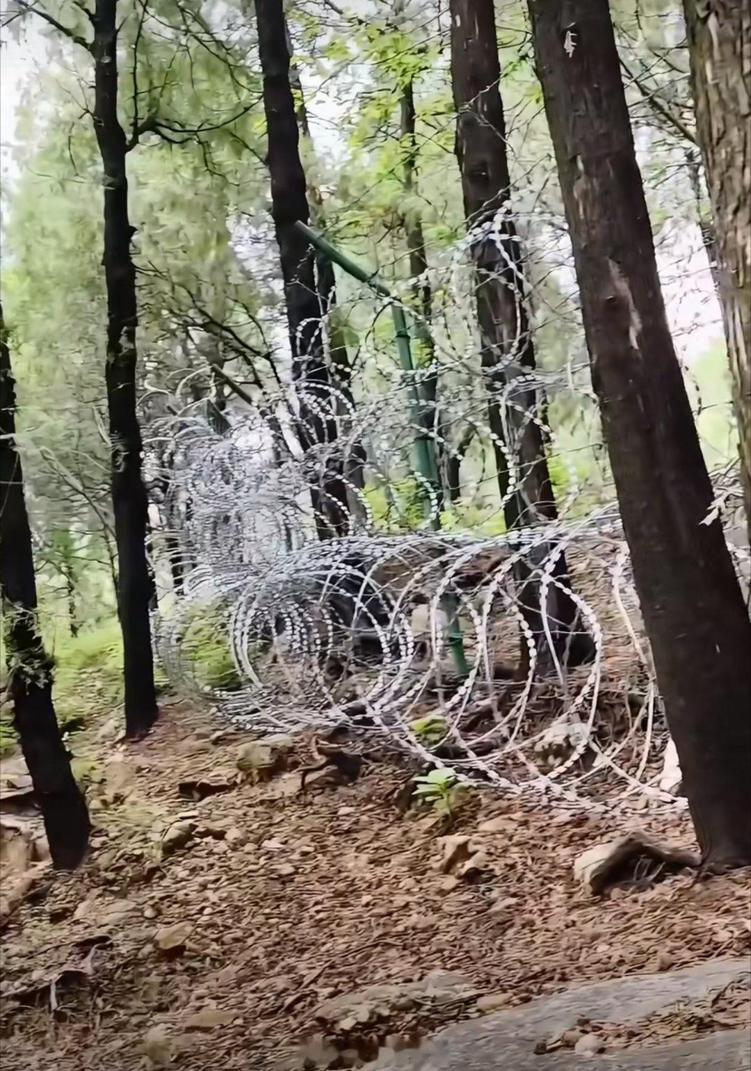 泰山疑被135公里刀片铁丝网围住【从“边境线标准圈山”到连夜拆除——泰山135公