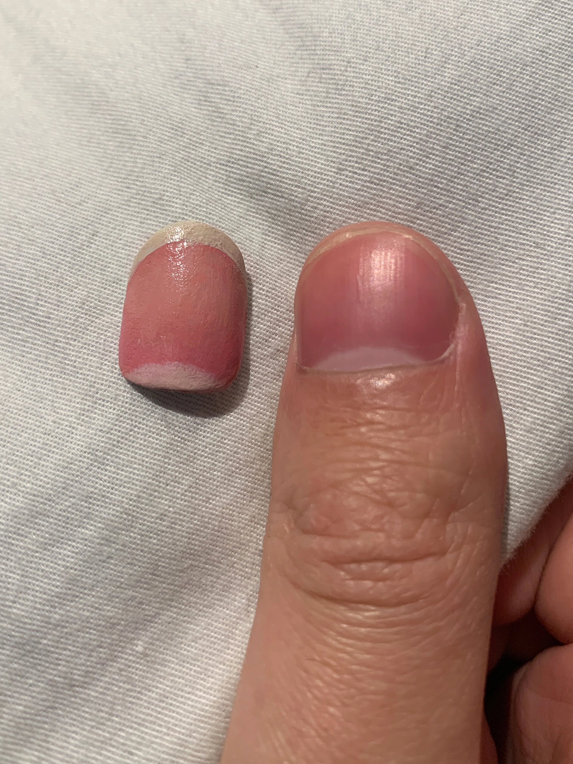 给女朋友做了一副健康的美甲 ​​​