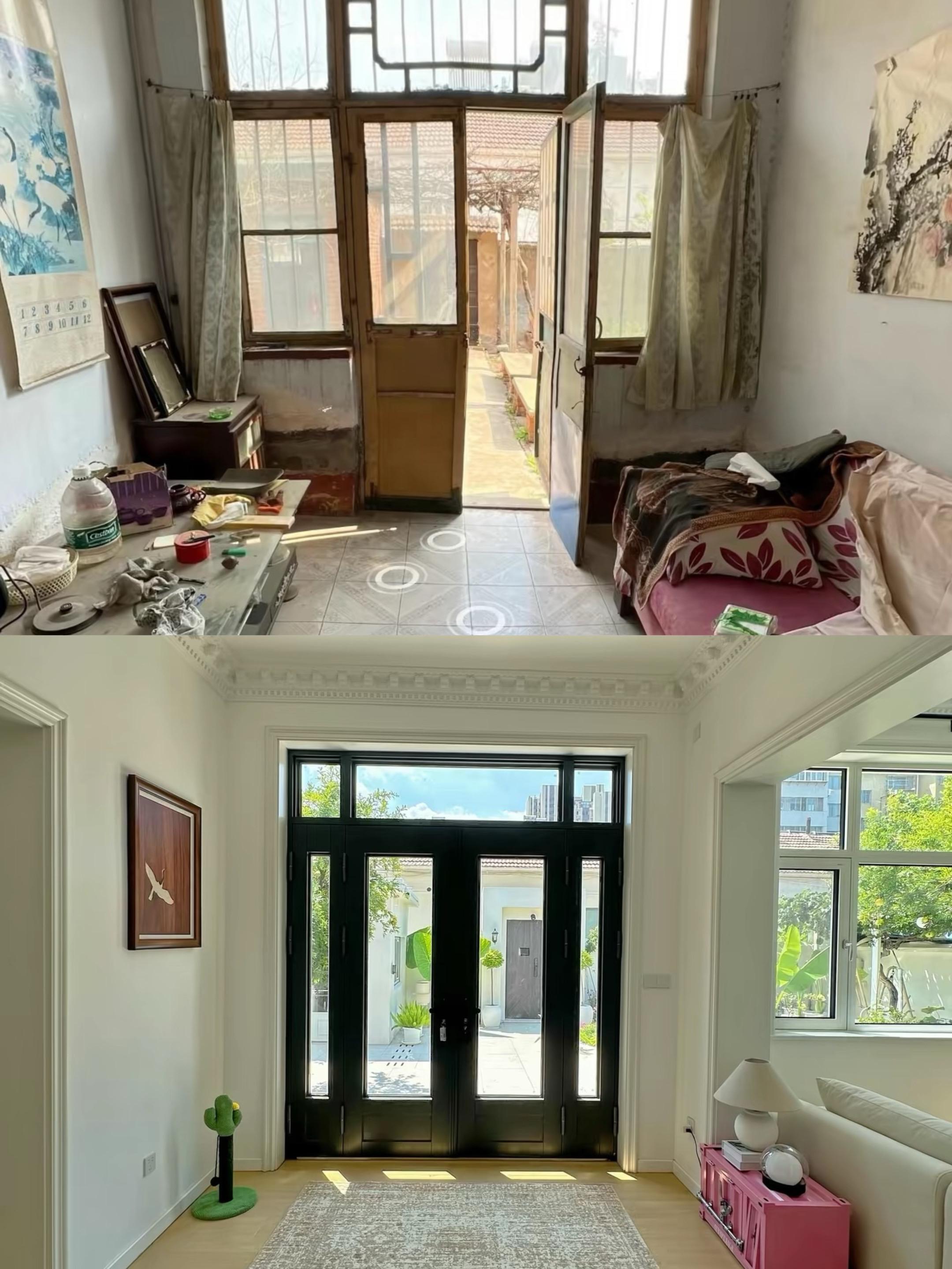 搬进城区-占地200平的独门独院老房子。