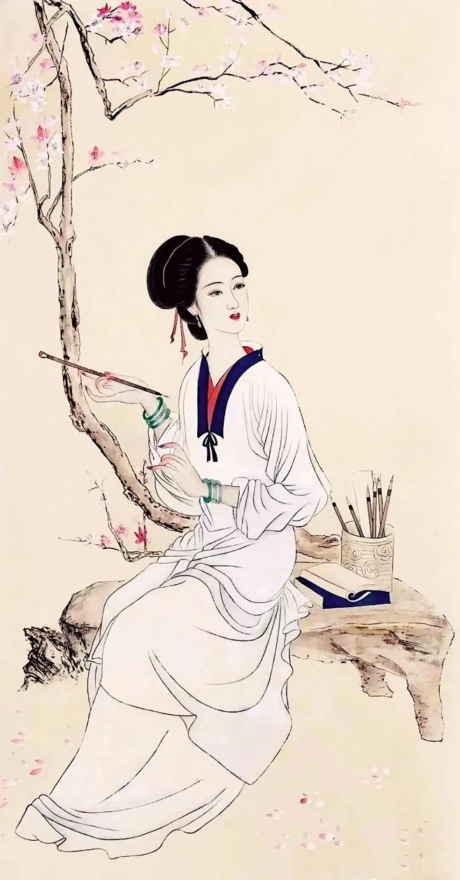看到一首言情极妙的女子诗，令人感慨，录于下。
元朝时，洞庭有一个女子刘氏，他的丈