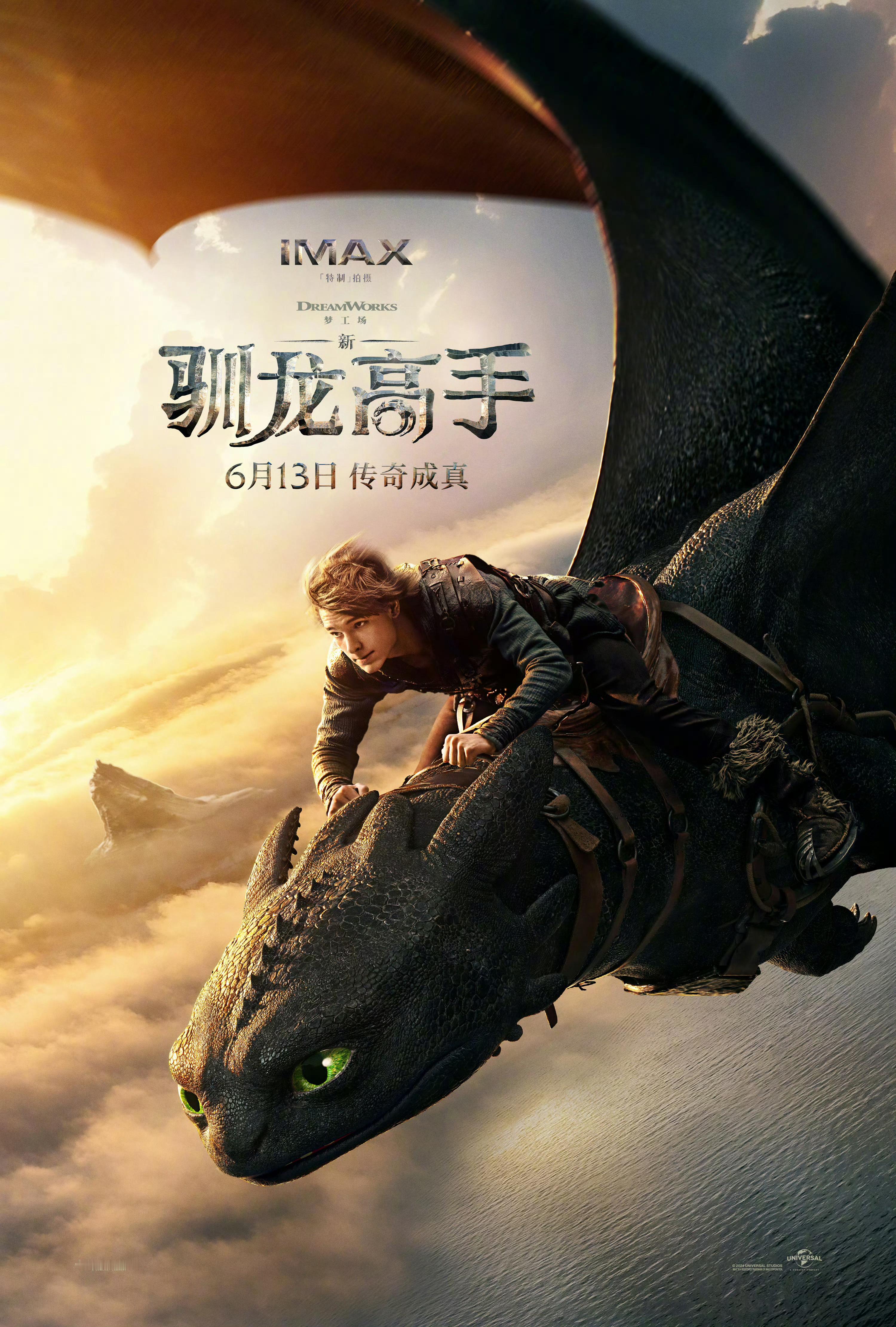 无牙仔也来了！《驯龙高手》真人版电影《新·驯龙高手》正式定档6月13日中国内地公
