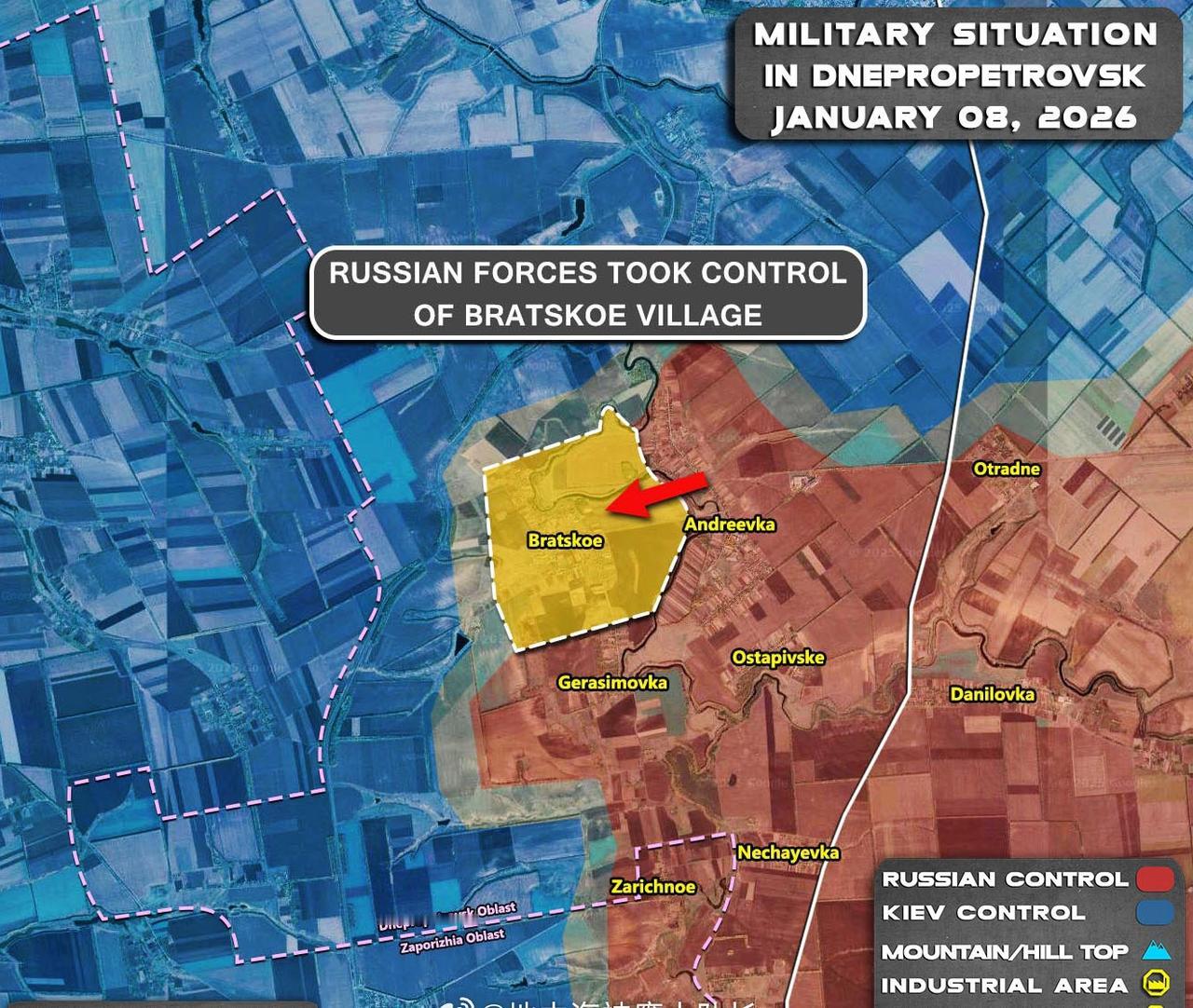 第聂伯罗

1⃣️🇷🇺拿下了Bratskoe村。关注俄乌局势最新进展俄乌局势