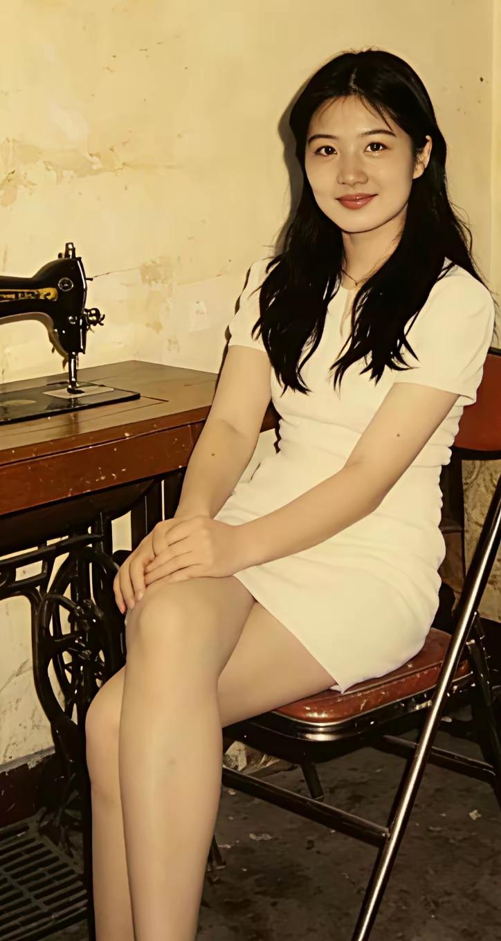 怀念曾经的青春呀！针线织锦绣，岁月静好时。 旧时光温婉感