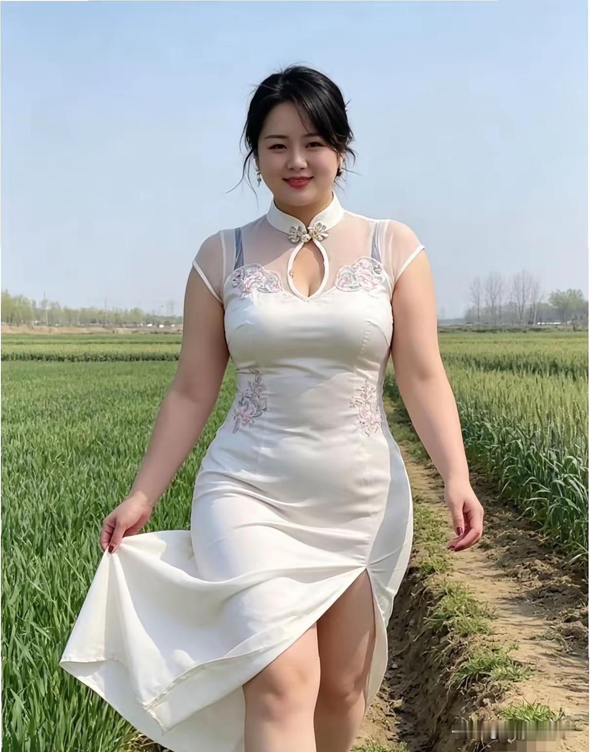 女人把自拍照发在网上向大家说，她这样的女人，是不是长得一副旺夫相？
早上刷到这女