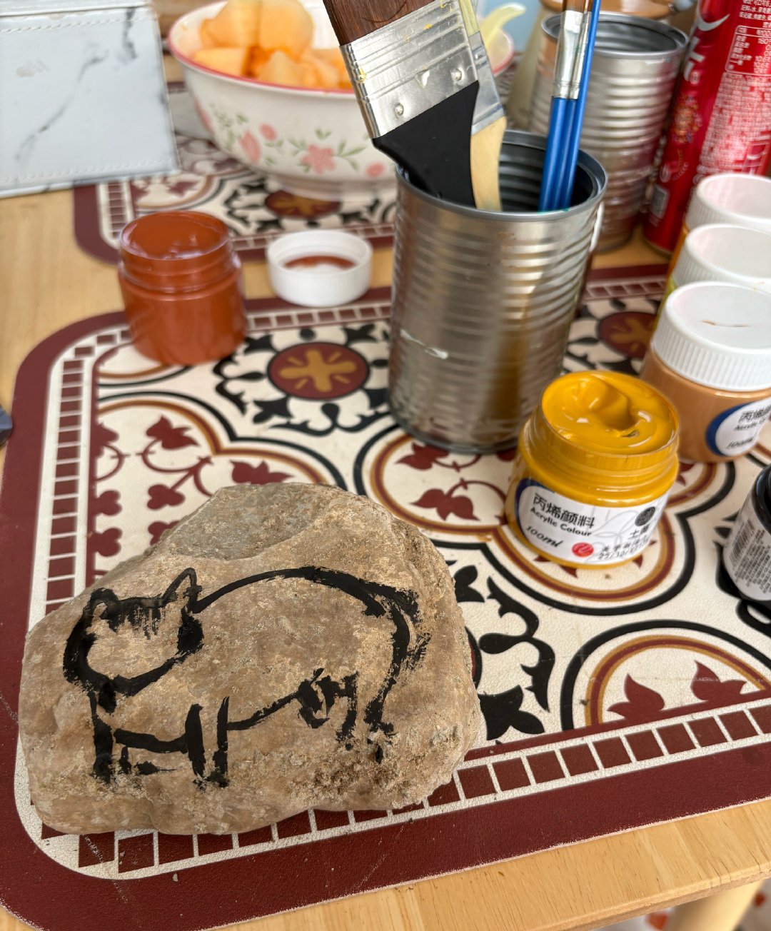 我的花园我的猫 我的计划是，为每一只猫咪画一张证件照～今天画的是招财和浅浅。图六