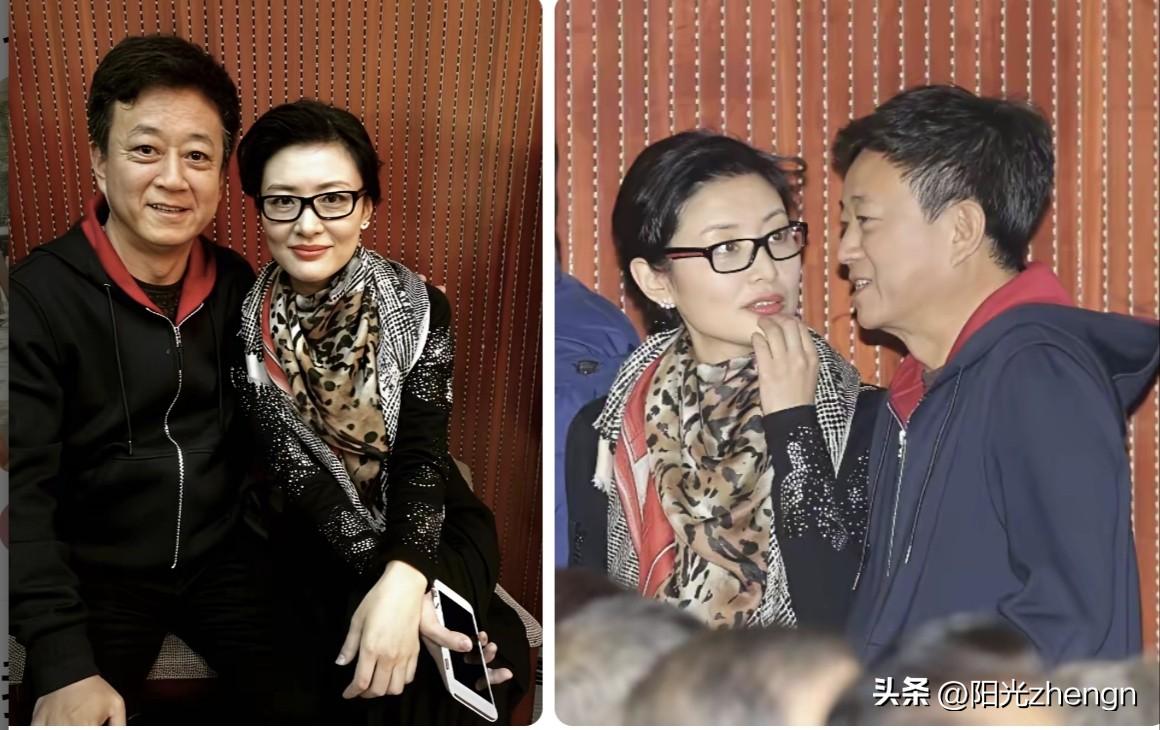 翻看这两张老照片，能看得出来朱军和周涛相处的时候氛围特别舒服，两个人眼神神态都透