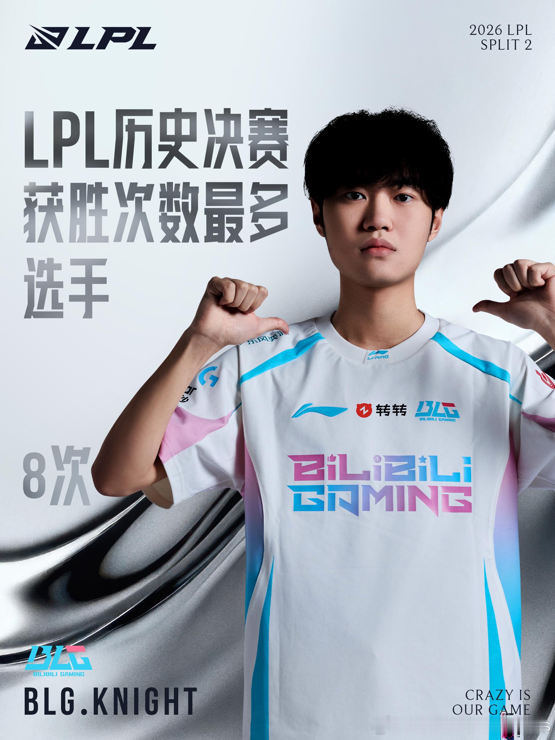 【2026LPL第二赛段数据记录】Knight刷新LPL决赛获胜记录Bin刷新L