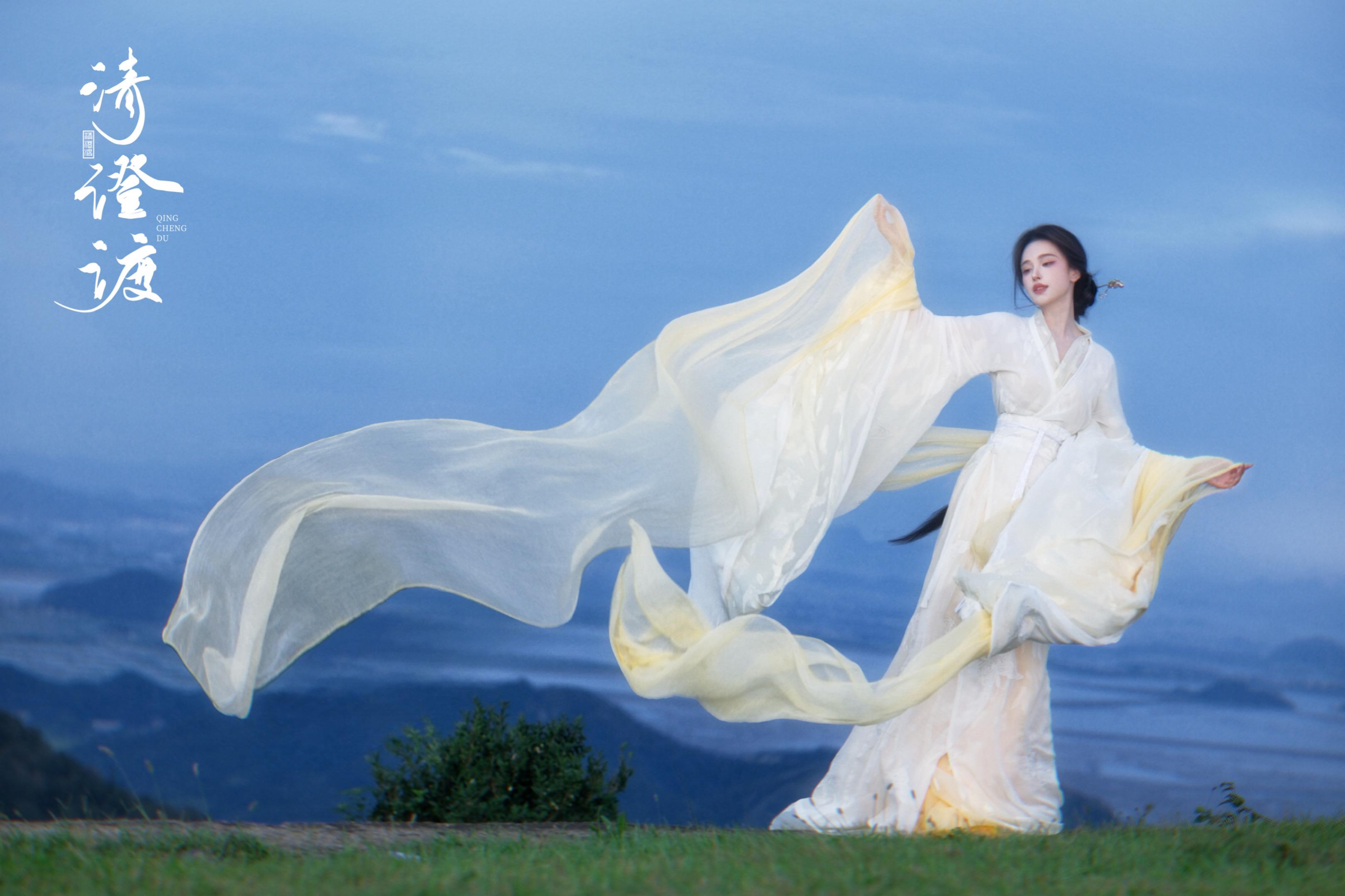 我在山顶拍上了清冷风。