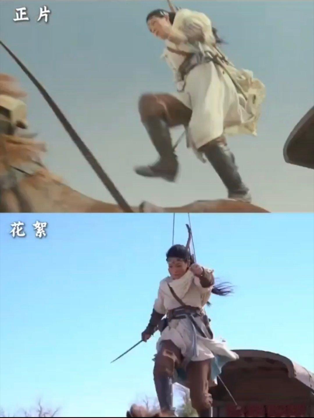 陈丽君《镖人》11天高强度补拍完成了32场高难武打戏，完全0基础速成来的，连剧组