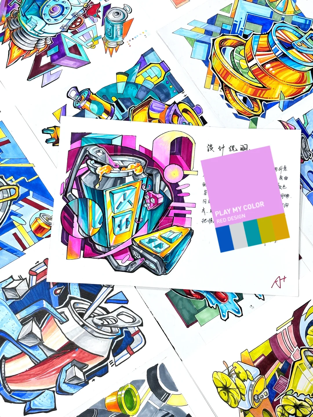 优秀学员作业分享2！小小易拉罐玩出花来！