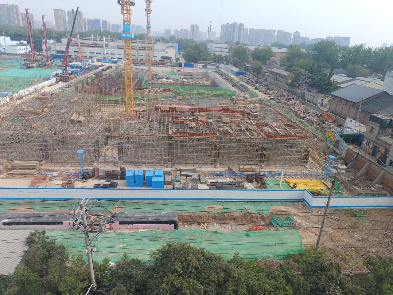 西安新城区金茂幸福晓棠后宰门小学幸福校区建设进展

（项目名：幸福晓棠学校 / 