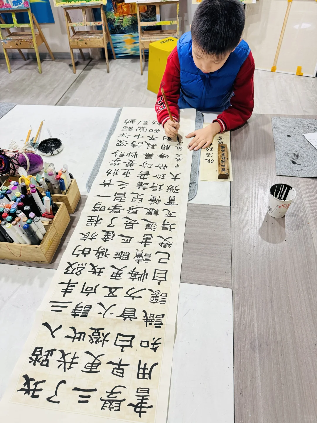 写字很苦，坚持超酷！