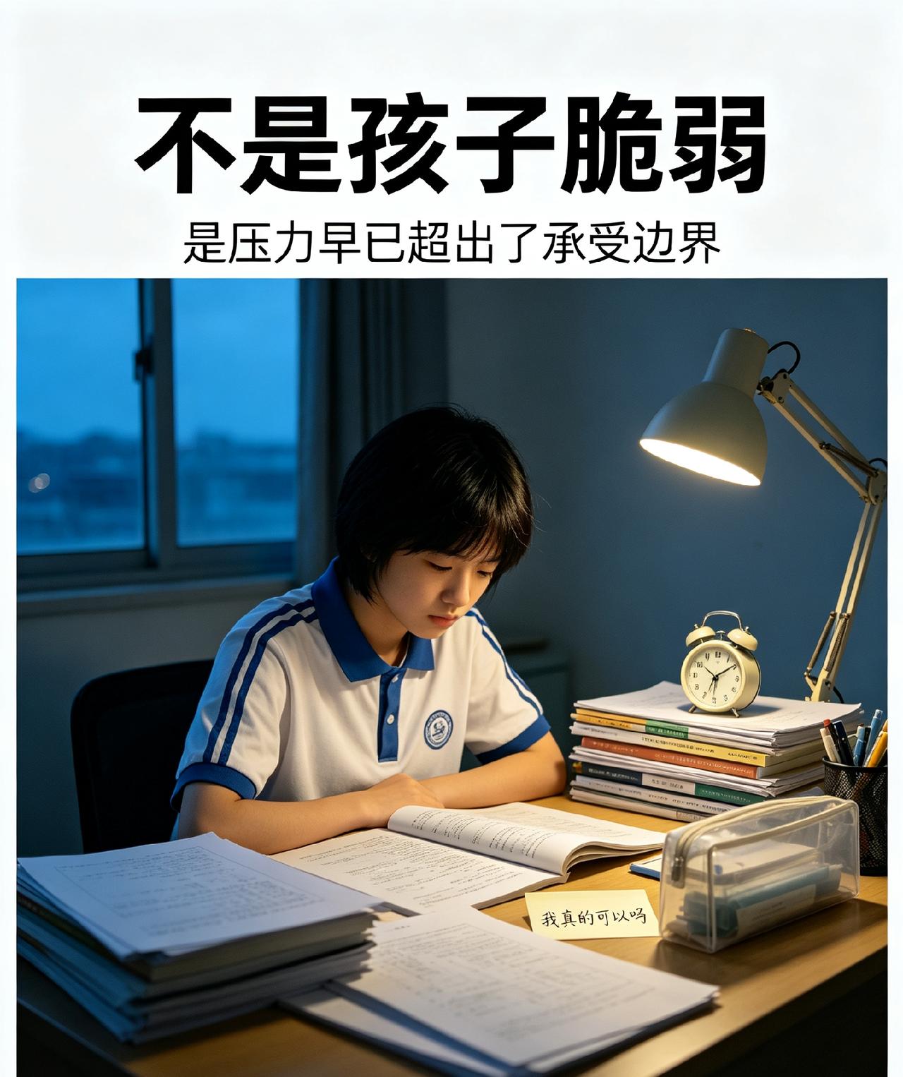 标题：不是现在的孩子太脆弱，是压力早已超出承受边界
 
你有没有发现，身边焦虑抑