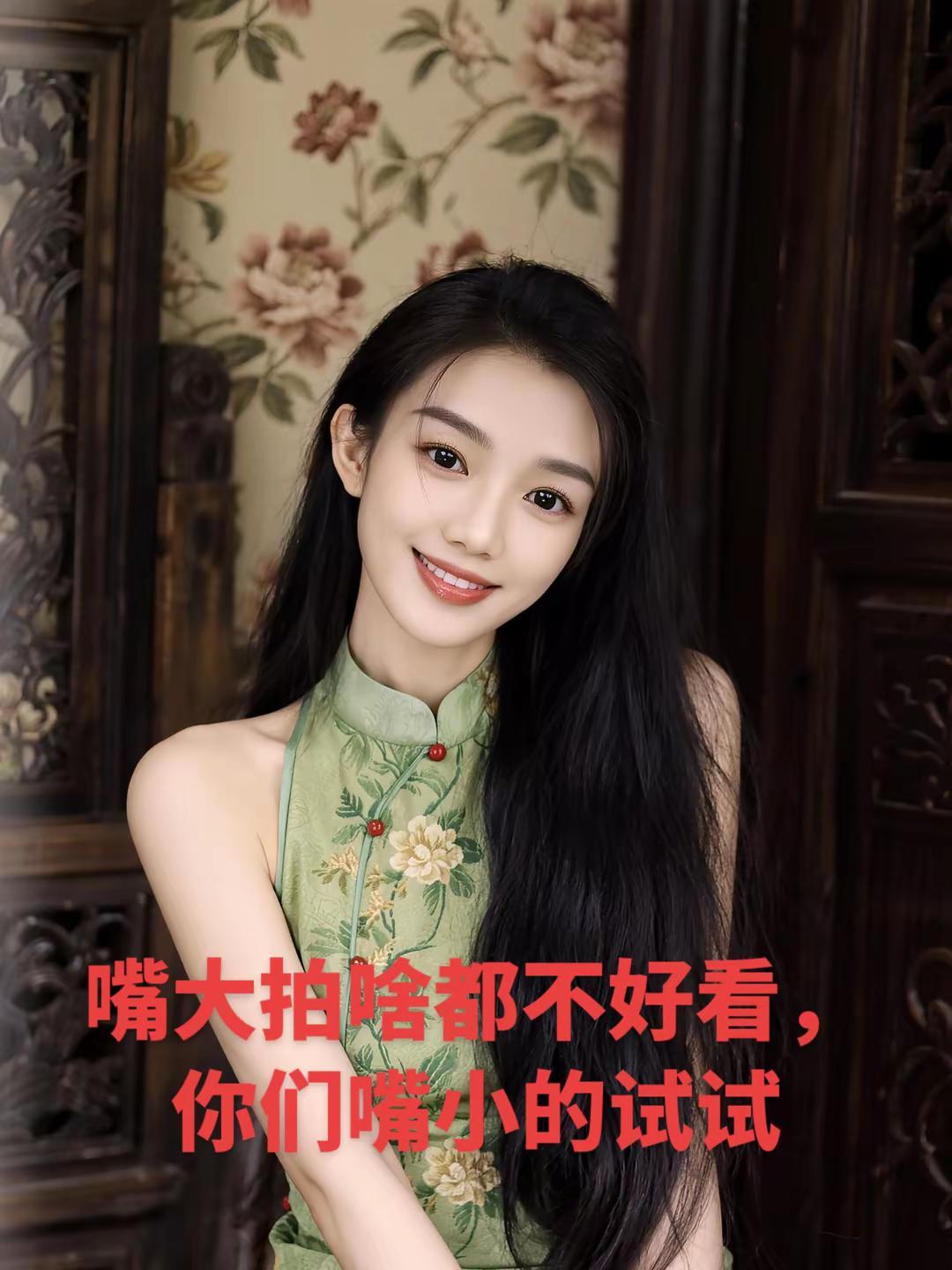 AI古风旗袍照 ai创作 新中式旗袍拍照也太美了