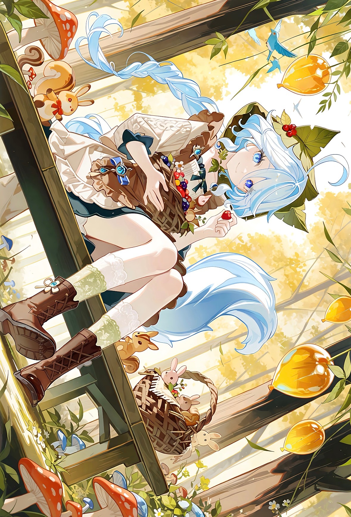 芙宁娜 🤍 有这样的女友，你打算几点回家？动漫点评团原神芙宁娜