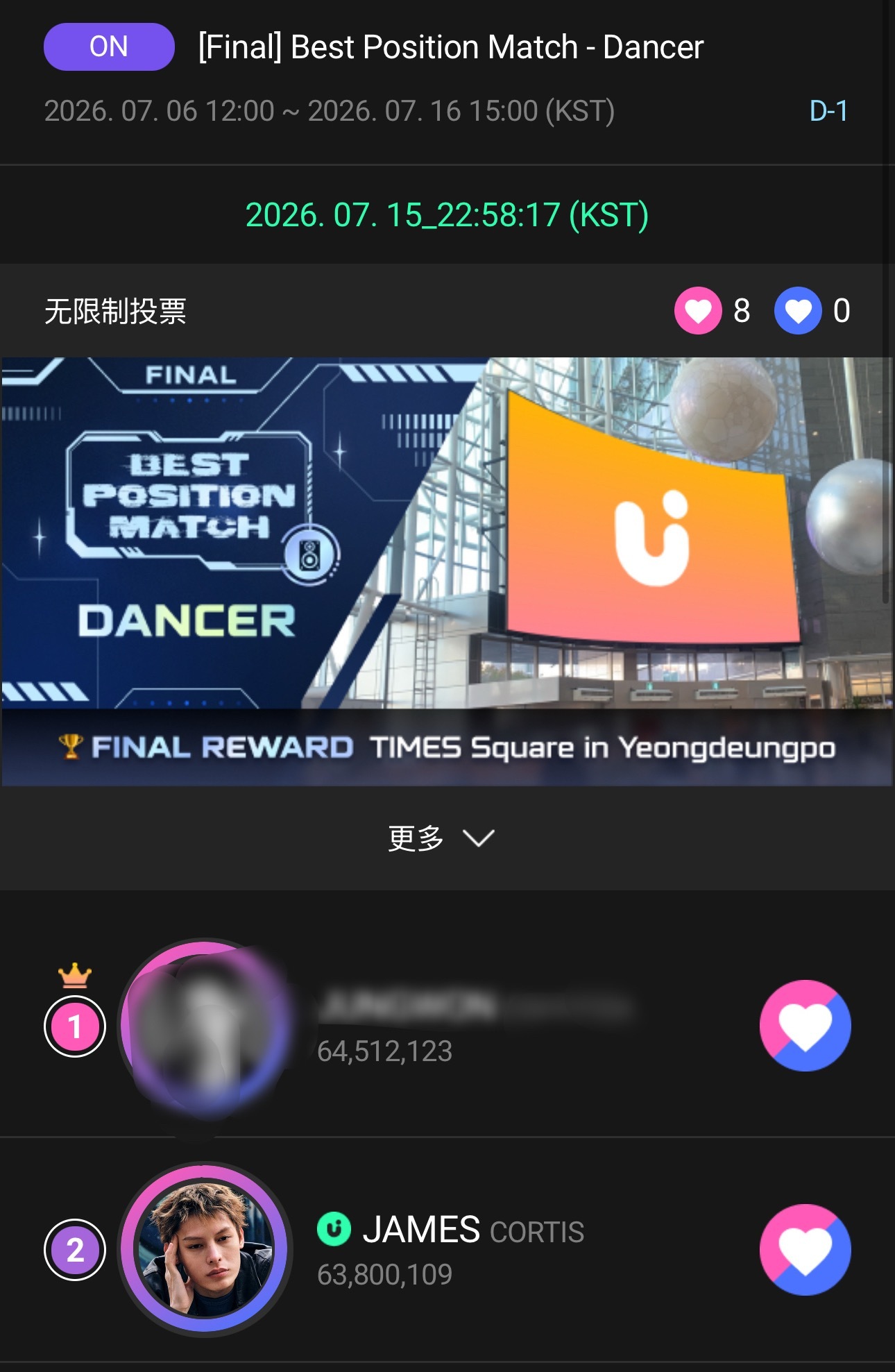 赵雨凡JAMES  🦅赵雨凡唯一门面ace 宝宝们没票的去囤囤票，明天就截止了