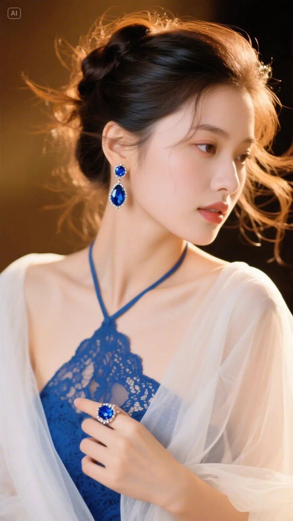 即梦AI 高级感开衫 无不良引导 美女壁纸高清全屏