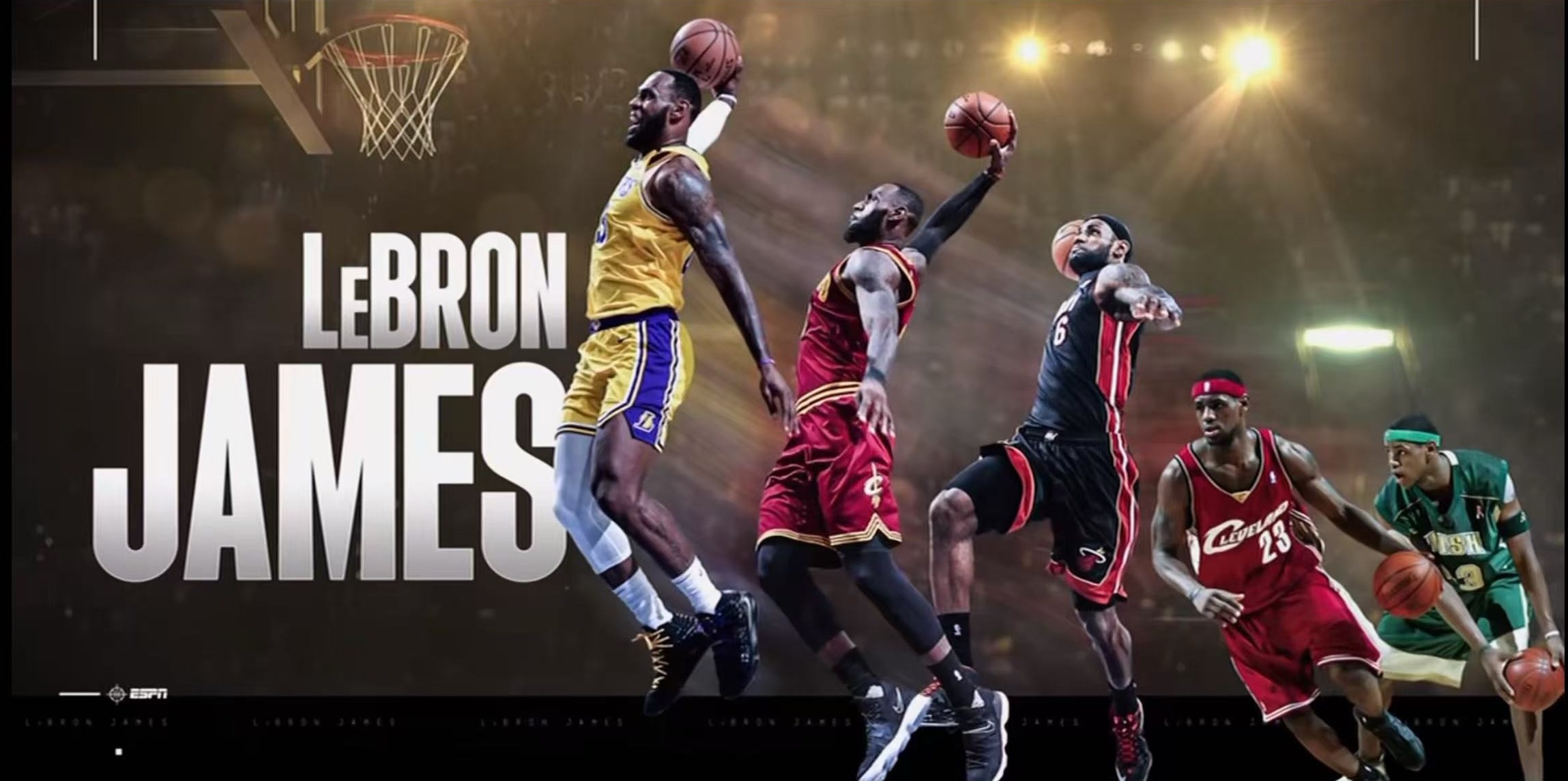 老詹今天在骑士主场潸然泪下，在这片承诺之地，无数回忆涌上心头，从青涩少年到暮年渐