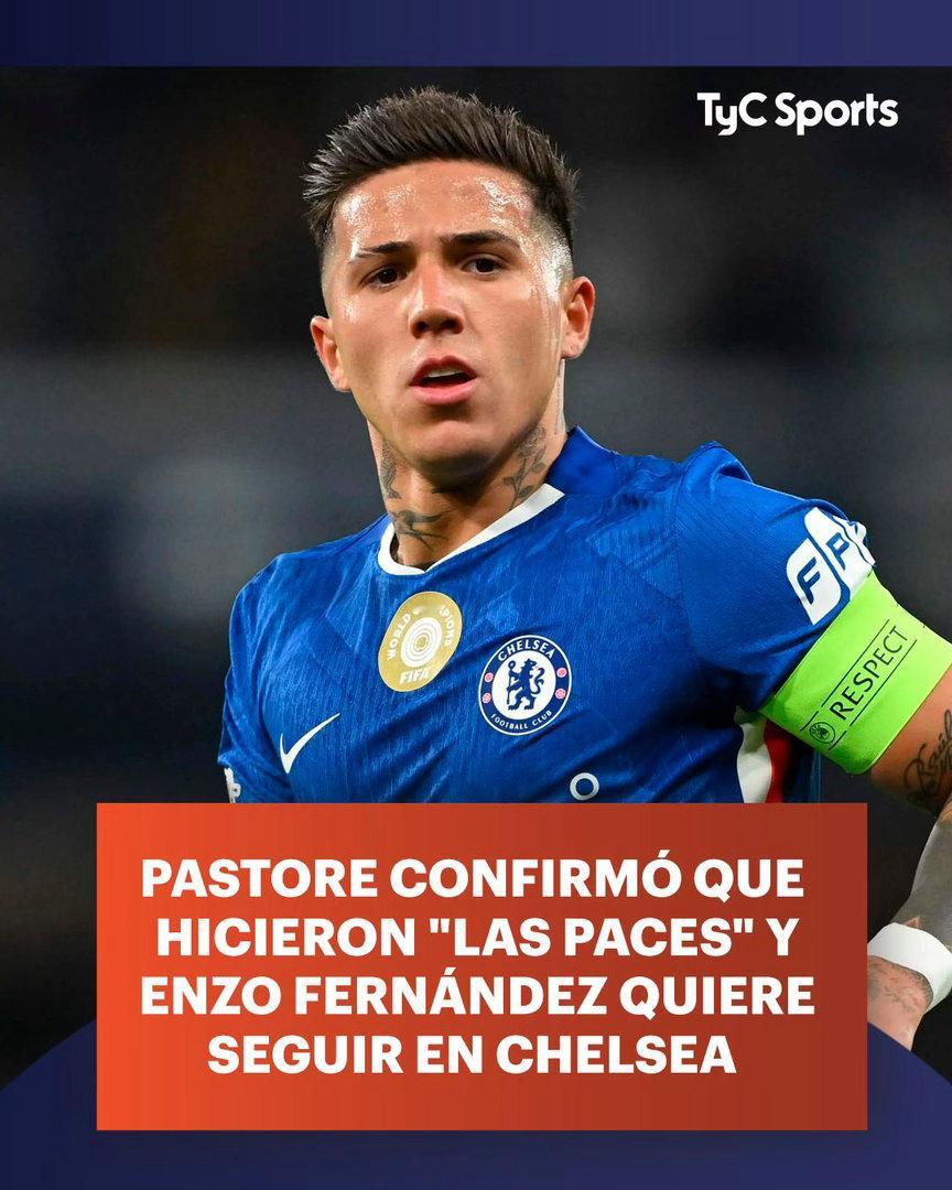 🔵恩佐 🤝 切尔西 围绕切尔西对恩佐处以两场禁赛的争议，经纪人帕斯托雷透露恩