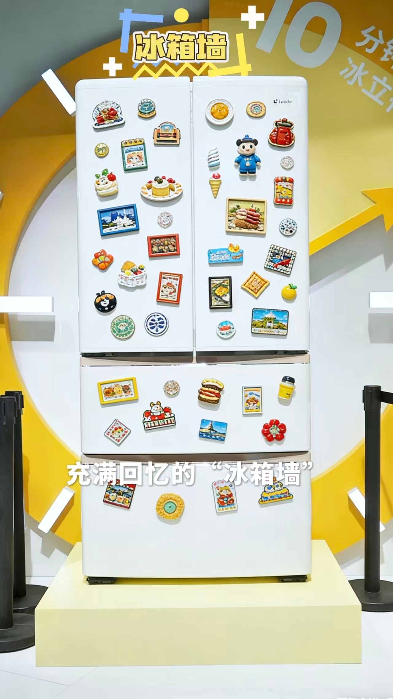 谁懂蒲熠星这个vlog的含金量，一身白色西装，介绍起统帅懒人冰立得冰箱可谓有模有