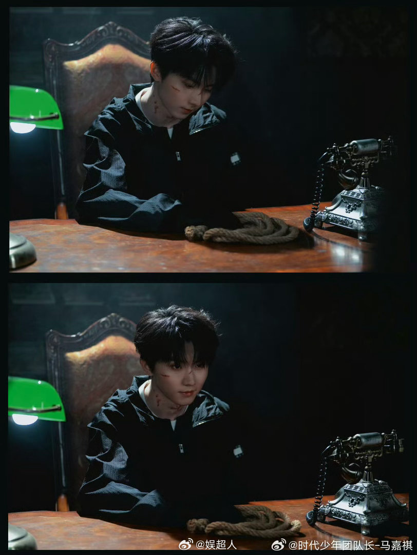 马嘉祺黑衣战损马嘉祺黑衣战损妆 马嘉祺你就这么来going人🥵 