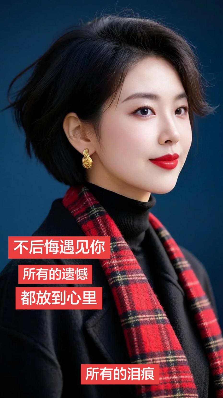 #AI优雅氛围感自拍      