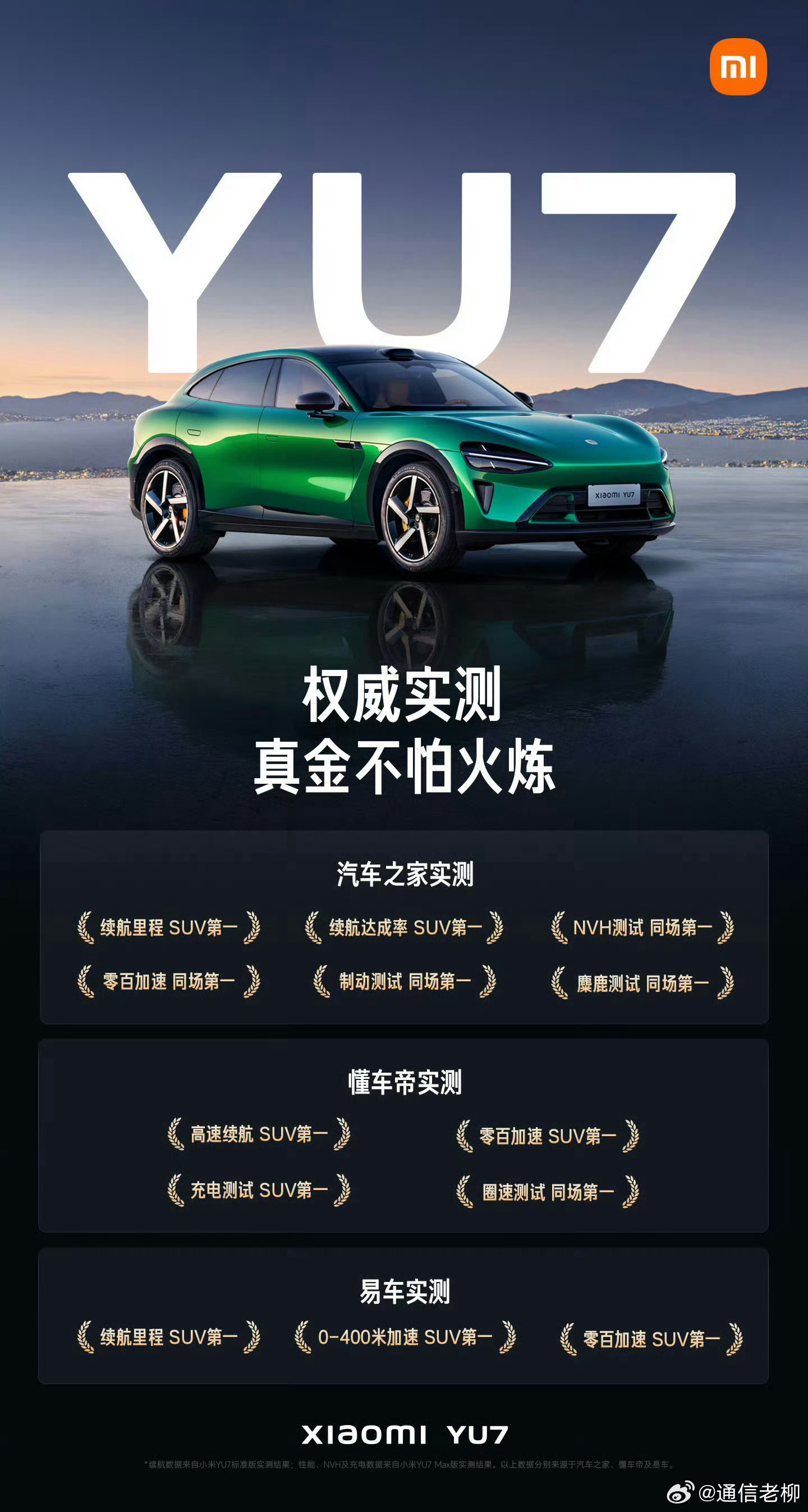 友商：反正小米汽车成功，靠的是营销，不接受反驳！[哈哈]小米YU7 ​​​