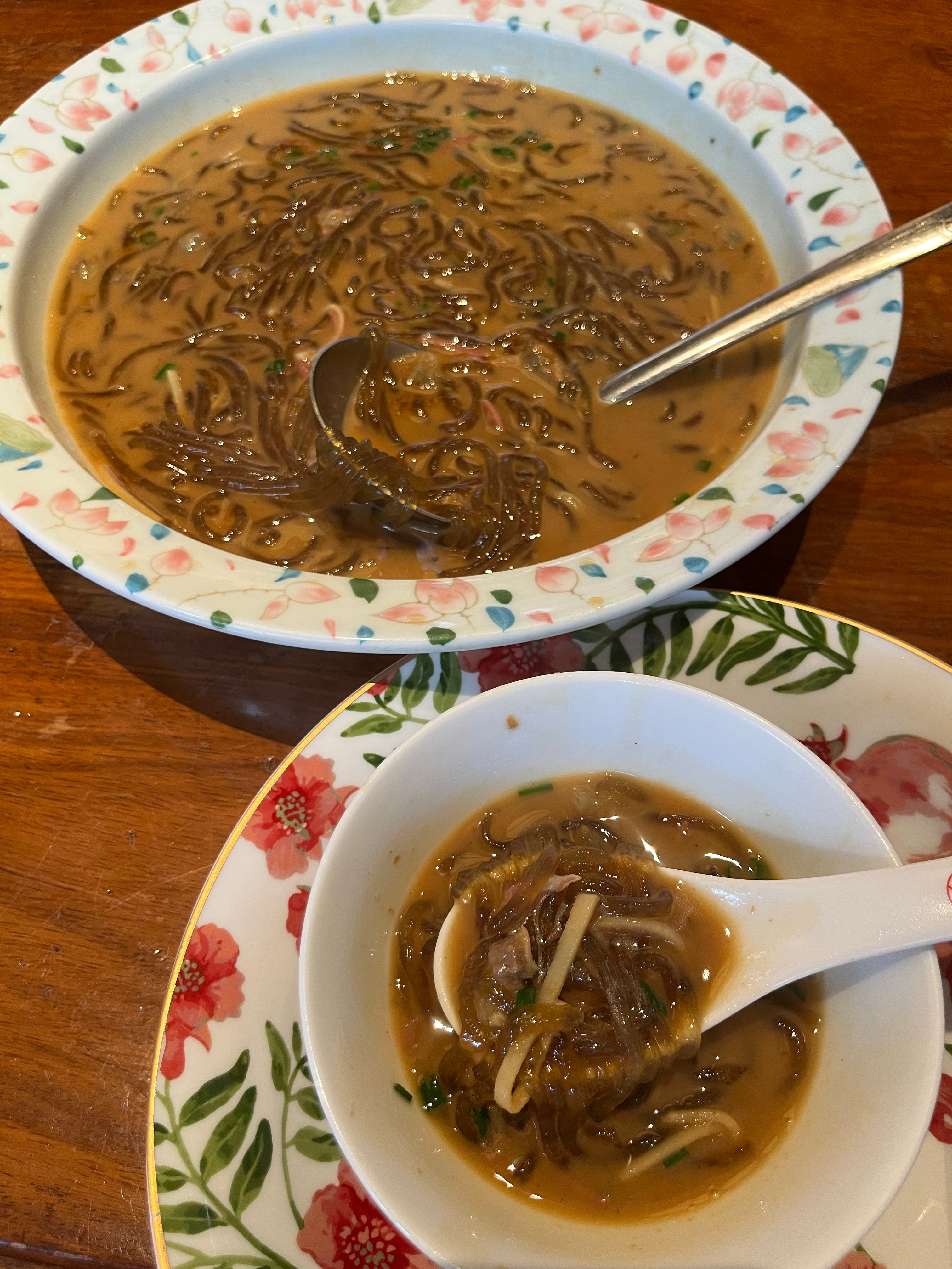 到家了 沙蒜豆面终于给我吃上 好舒服
