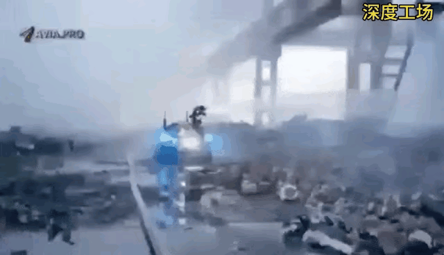 疑似贫‬铀弹icon仓库‬爆炸，伽马辐射线数据增高，据称当地被炸附近放射性严重‬