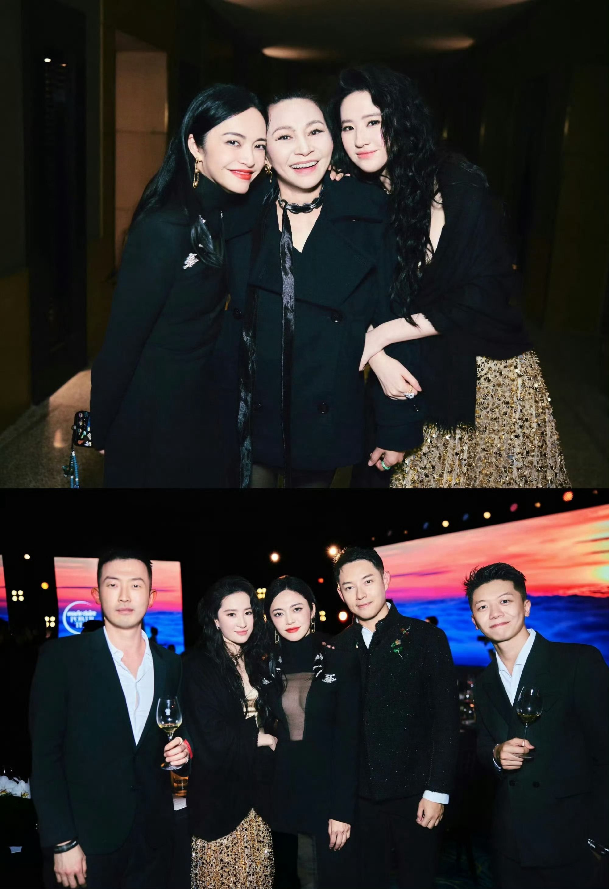 姚晨刘亦菲绝代佳人即视感 天呐 美女合照🈶！对我眼睛非常好[憧憬] 