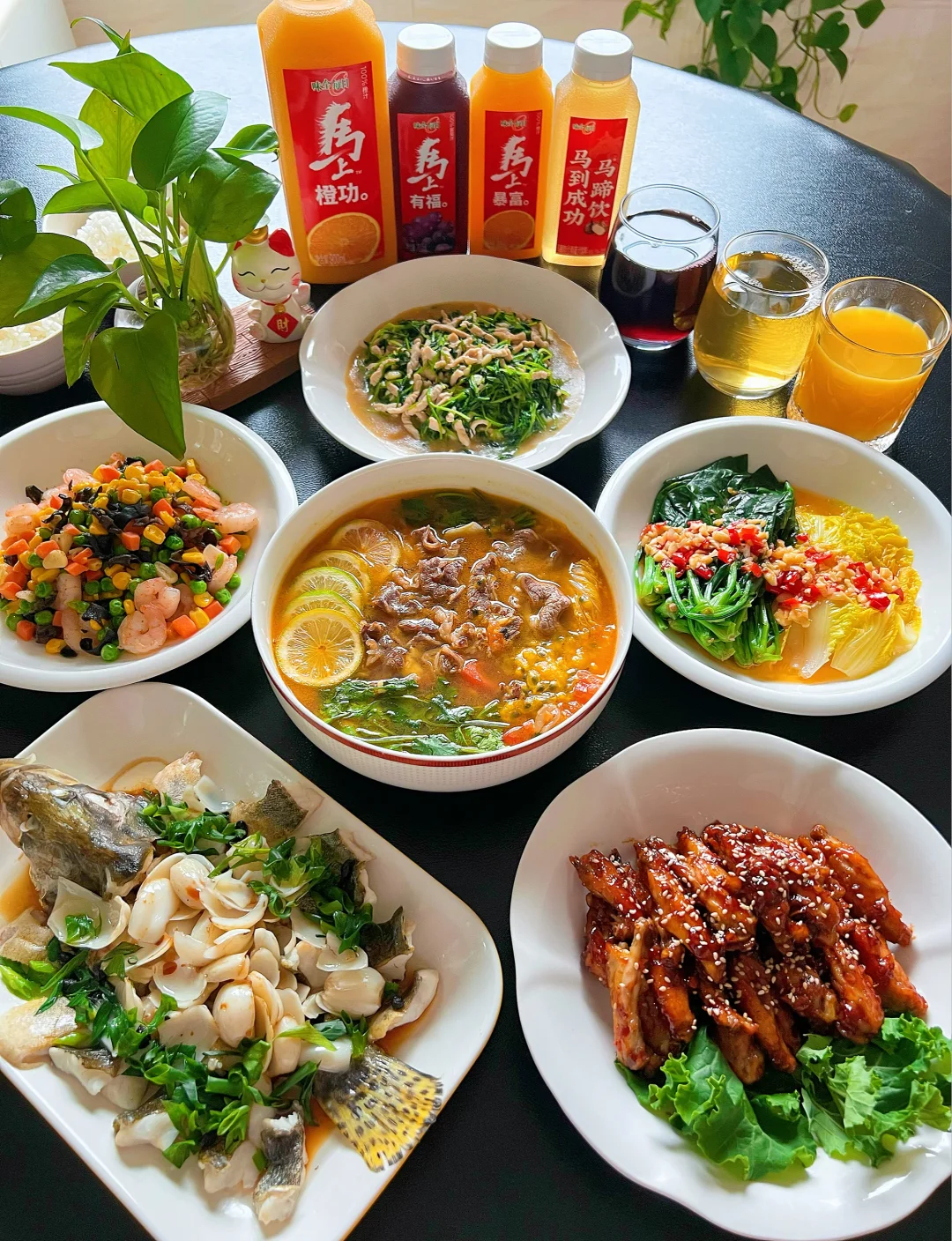 新年家宴🥣浓浓年味，有味全清甜相佐～