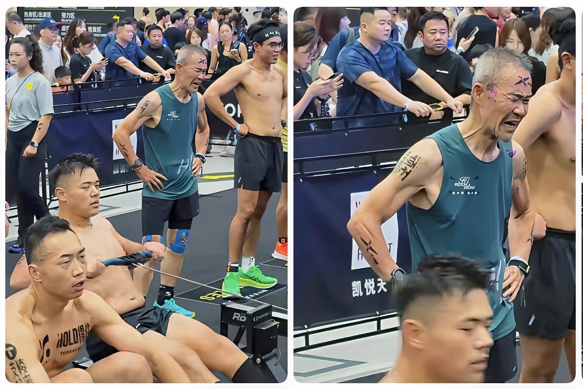 75岁的王石参加杭州HYROX比赛的画面，真的让人感慨万千。镜头里他装备齐全，看