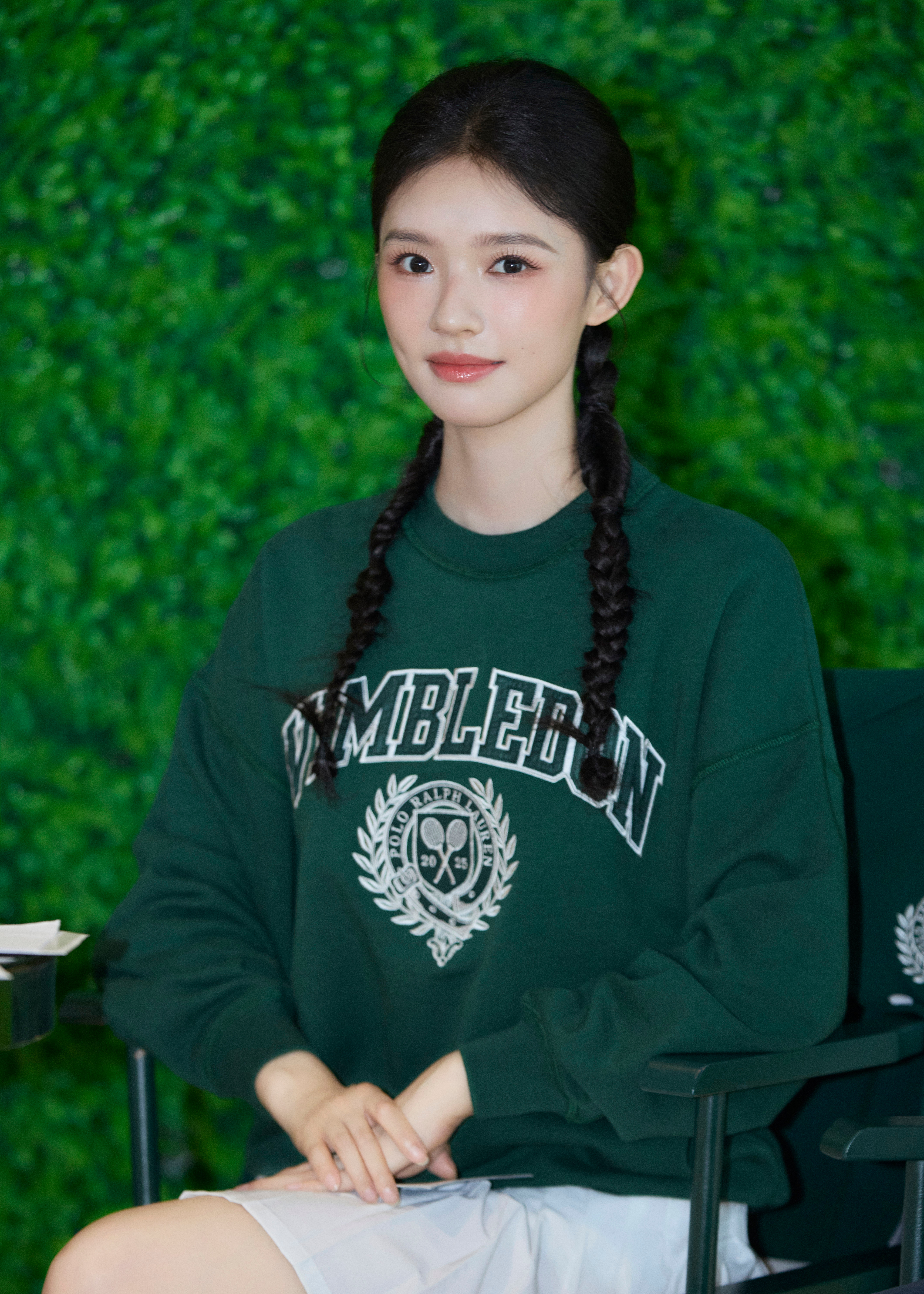 作为拉夫劳伦网球活动武汉站的惊喜嘉宾，林允一出场就自带松弛感！两套Polo Ra