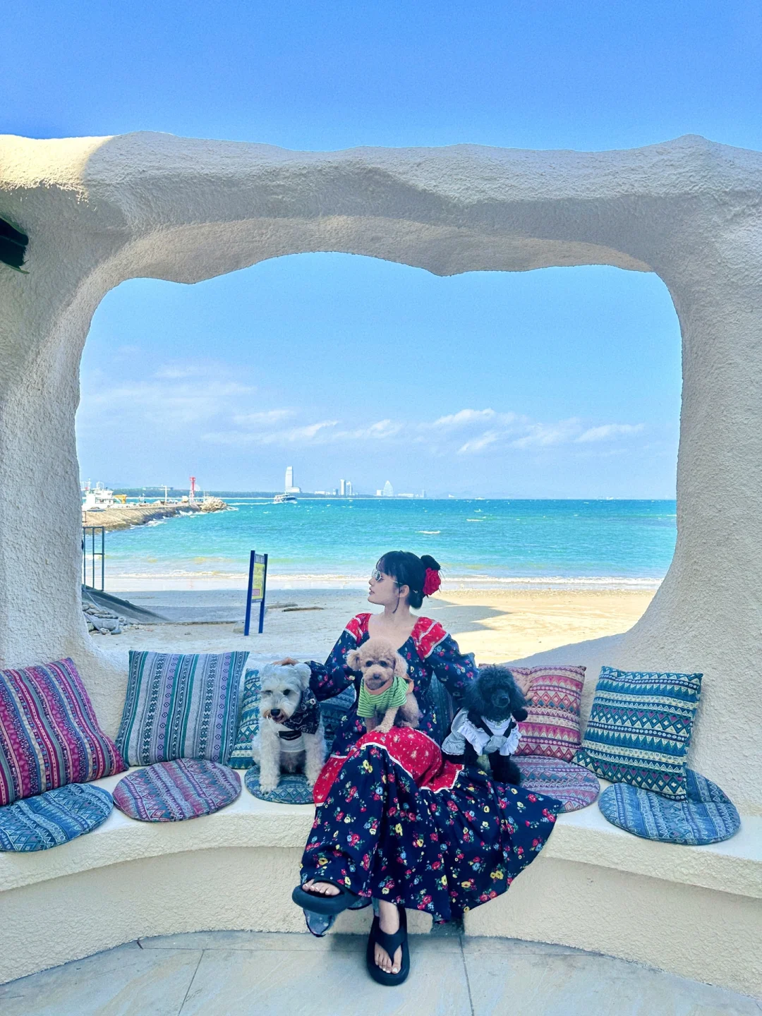 三亚🍴可以带🐶🐶一起度假的漂亮地🌊