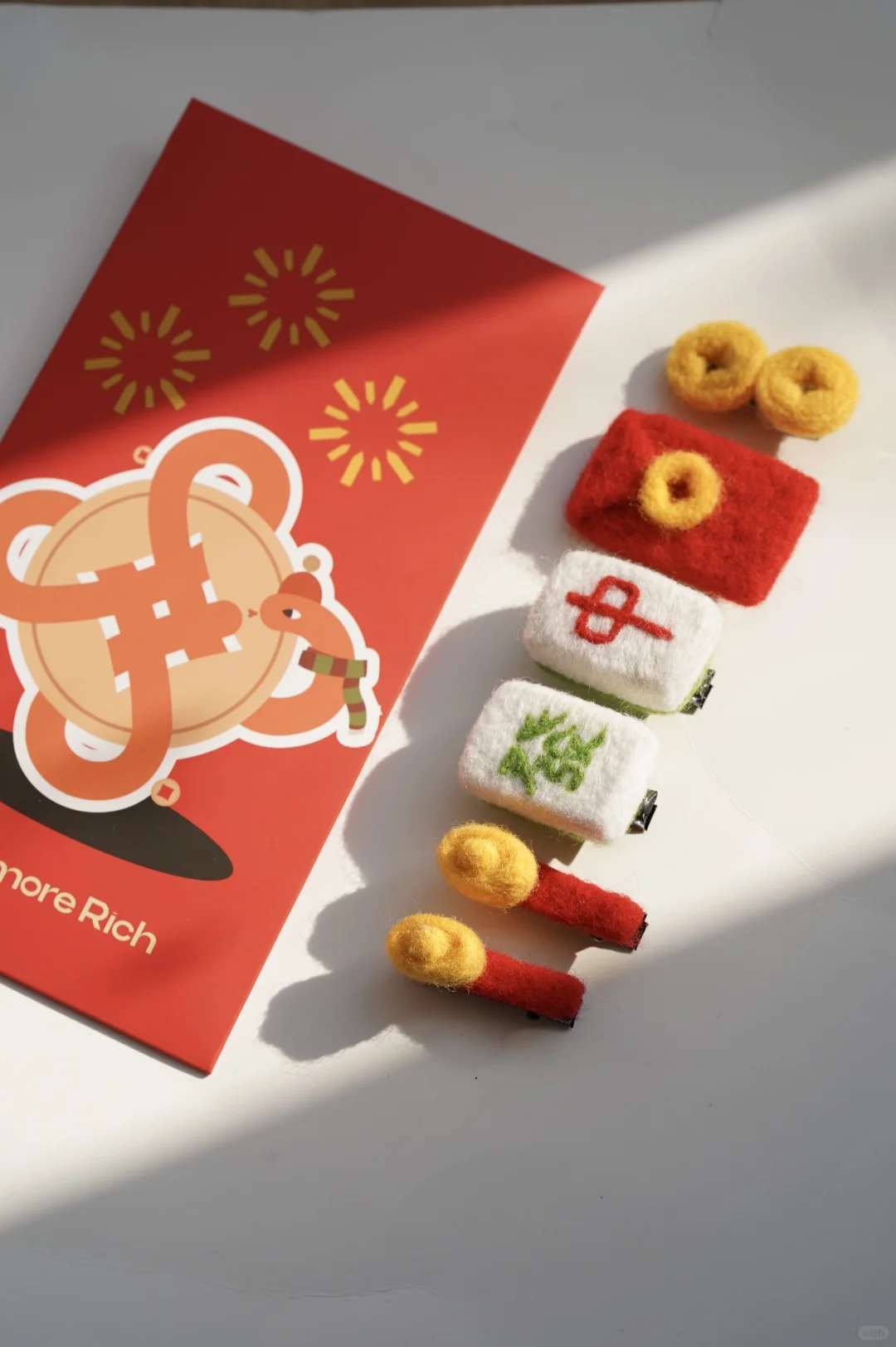 晒晒女儿的新年战夹～喜气洋洋过新年❤️