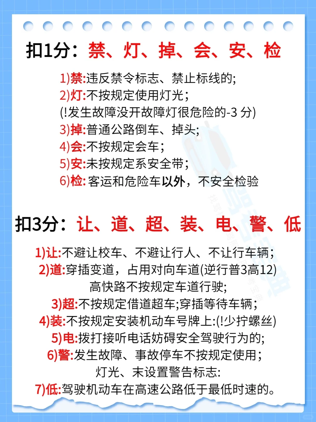 考驾照的故事｜科目一考试小技巧+速记窍门