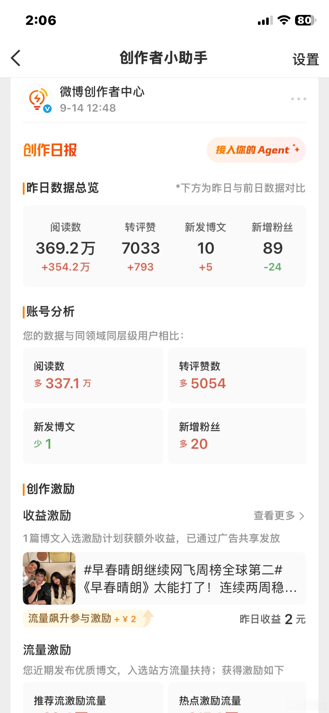 我想要每天都这么多 微博别限流了行不 ​​​