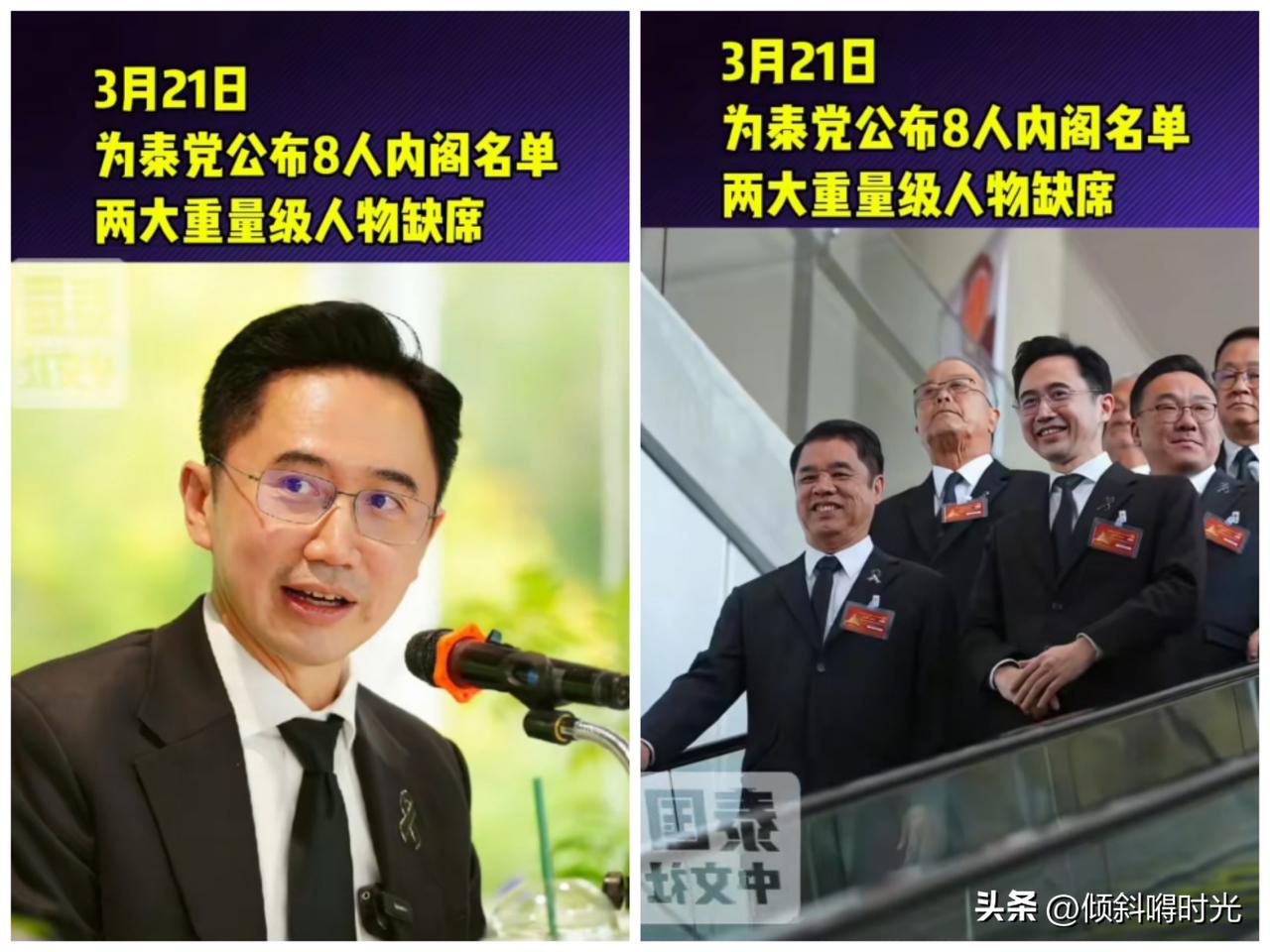 泰国消息
当地时间3月21日，泰国媒体报道称，近日为泰党提交的8名正副内阁部长引