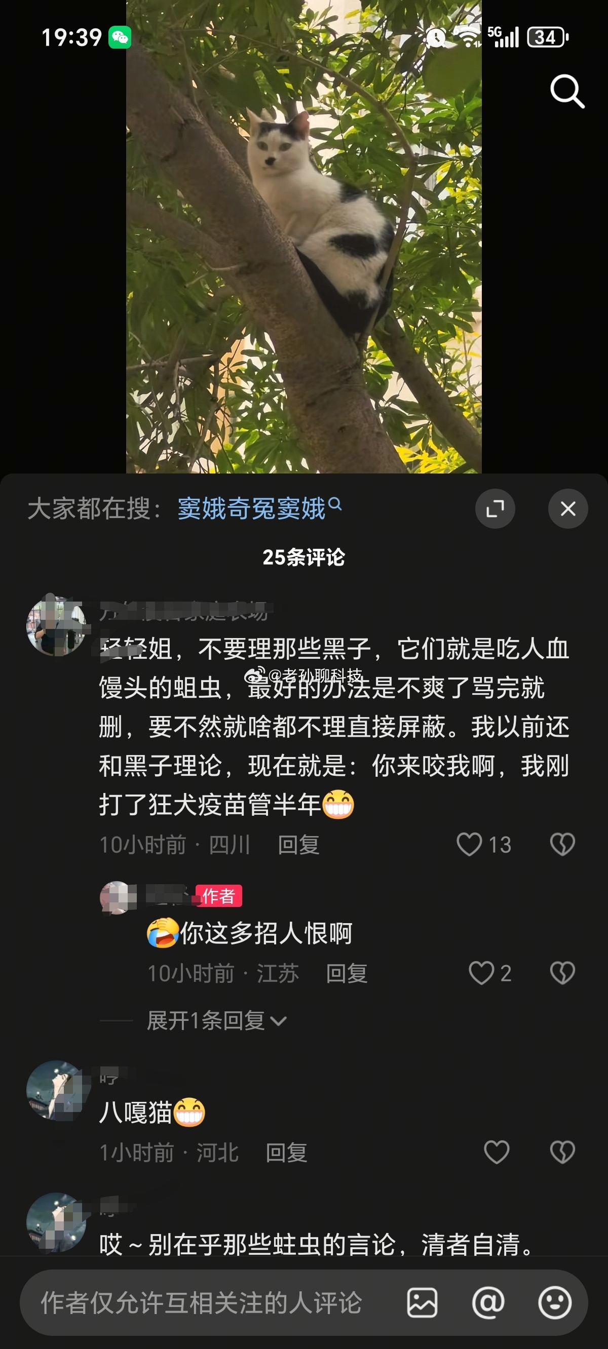 姐姐好冤呀，你们这些“不正常的人”为什么要关注真相？宁肯自比窦娥，就是不发证据，