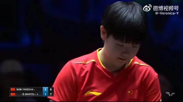 曼昱扳回两局！
大比分来到2-2平！
前四局具体比分为:孙颖莎🇨🇳11-9，