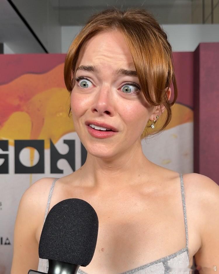 石头姐表情包emma stone 昨日，“石头姐”艾玛·斯通（Emma Ston