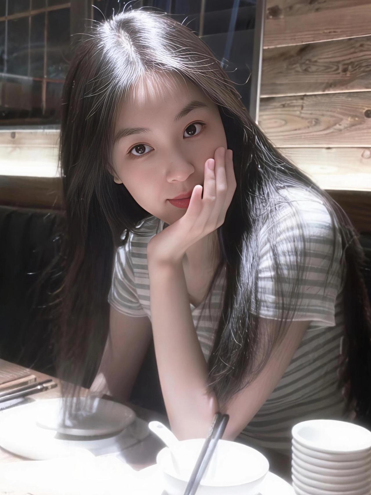 这才是素颜美女