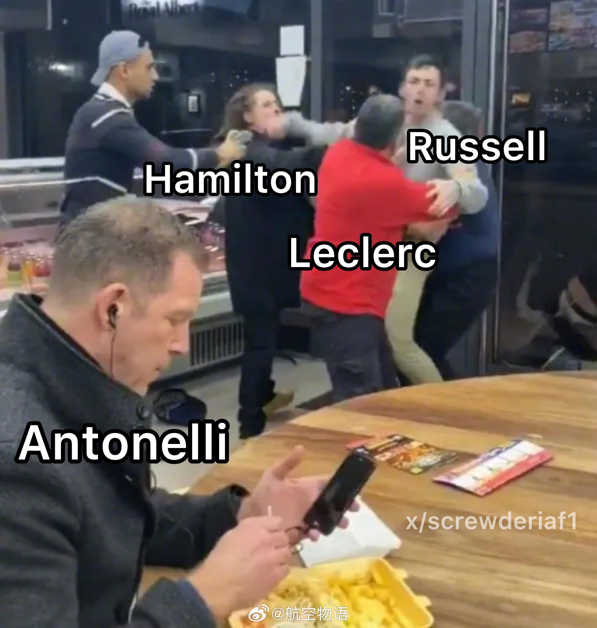 法拉利今天真可以，防拉塞尔没那么不堪一击，两个人自己内斗攻防有来有回但毫不越界，