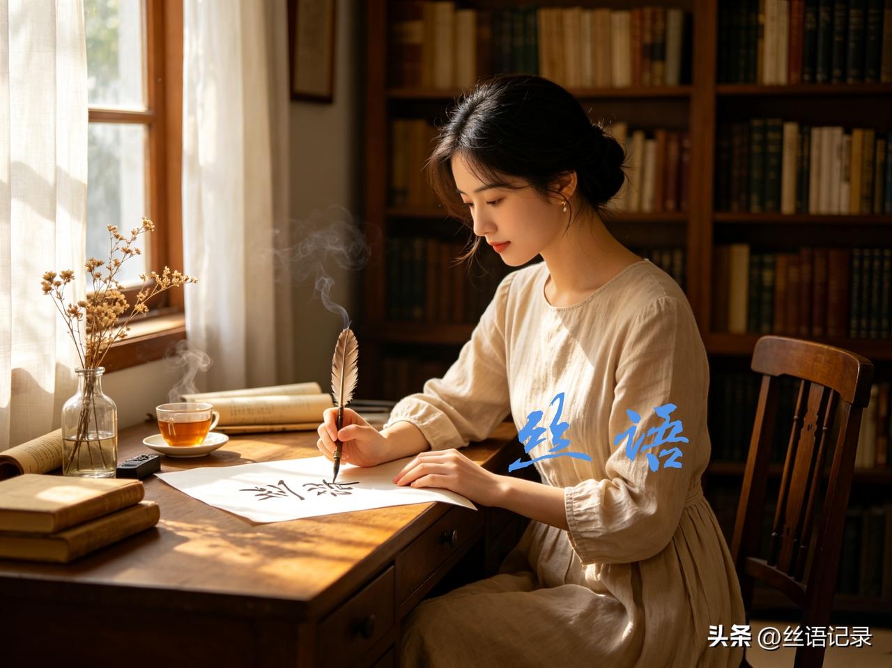 早饭吃过了。馍和咸汤，很简单的生活。掐一把自家种的没有打过农药的青菜，再掐一把荆