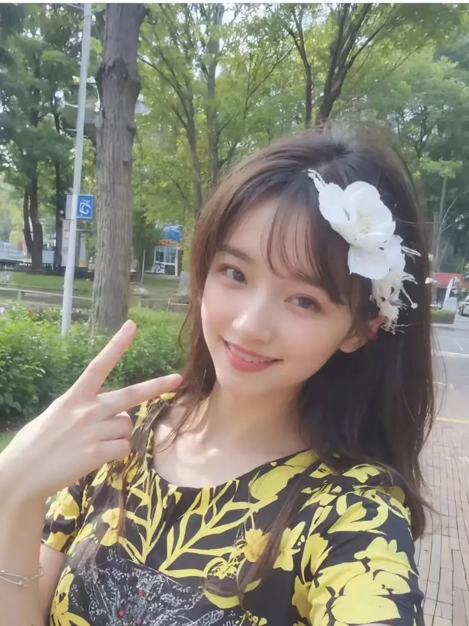 在那个春意盎然的午后，花园里，白衣佳人婉儿轻舞飞扬，她的每一个动作都是那么婀娜多
